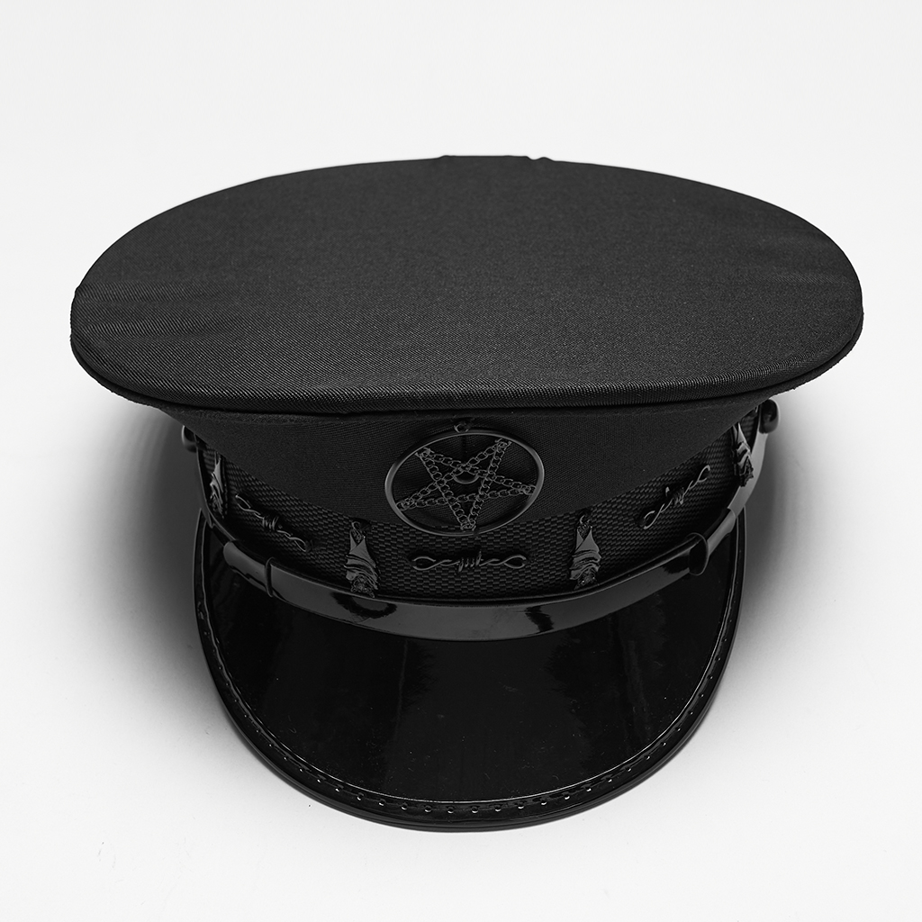 Punk Rave No Military Pentagram Hat