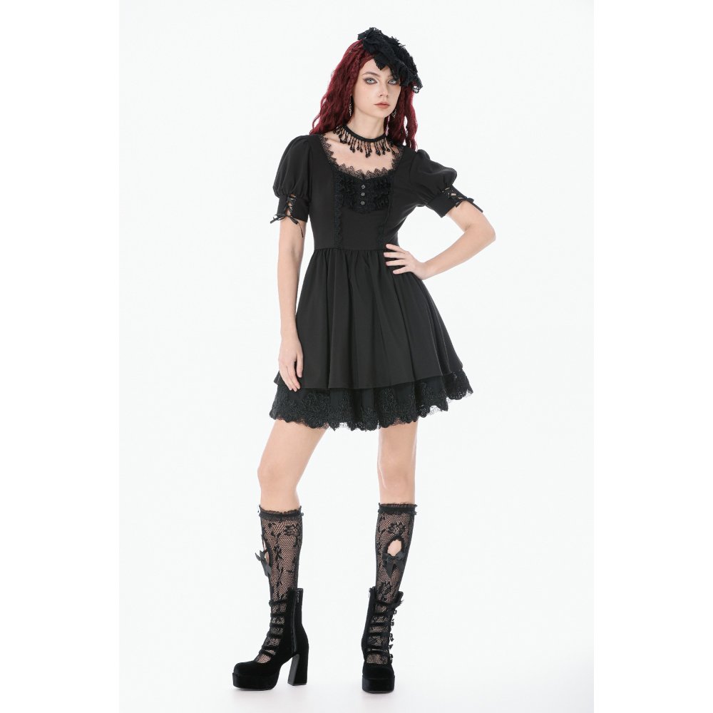 Dark In Love Samara Gothic Skater Dress