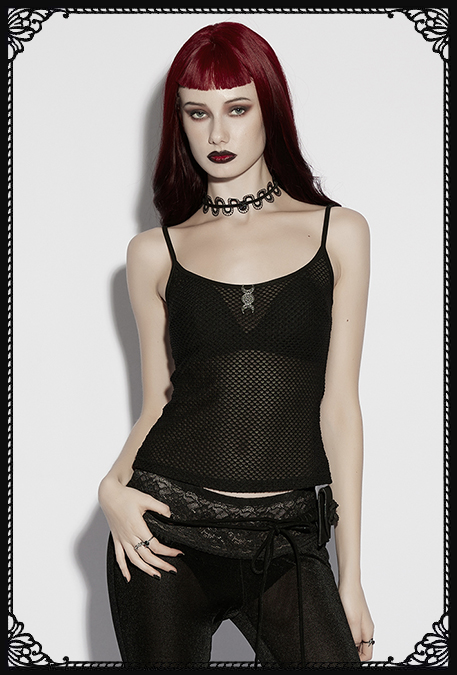 Punk Rave Eclipse Black Camisole