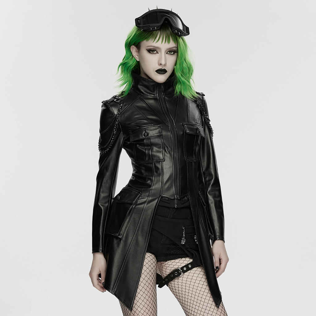 Punk Rave Xena Faux Leather Gothic Jacket