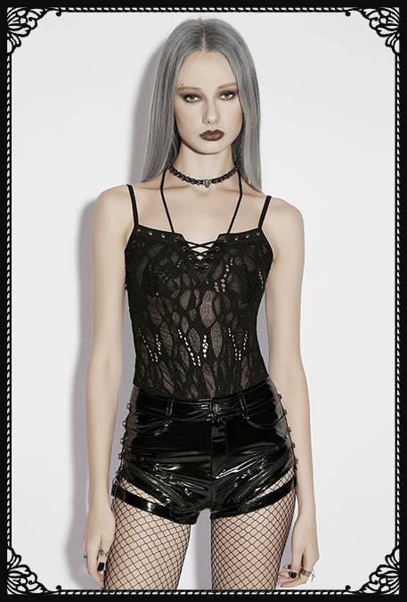 Punk Rave Dara Lace Gothic Top